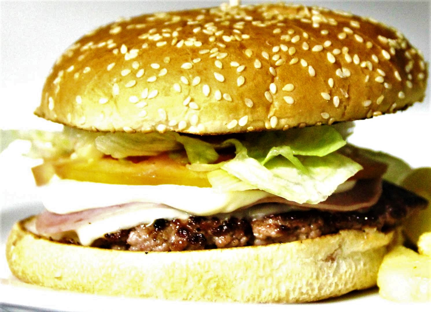 hamburguesa de la casa - INICIO